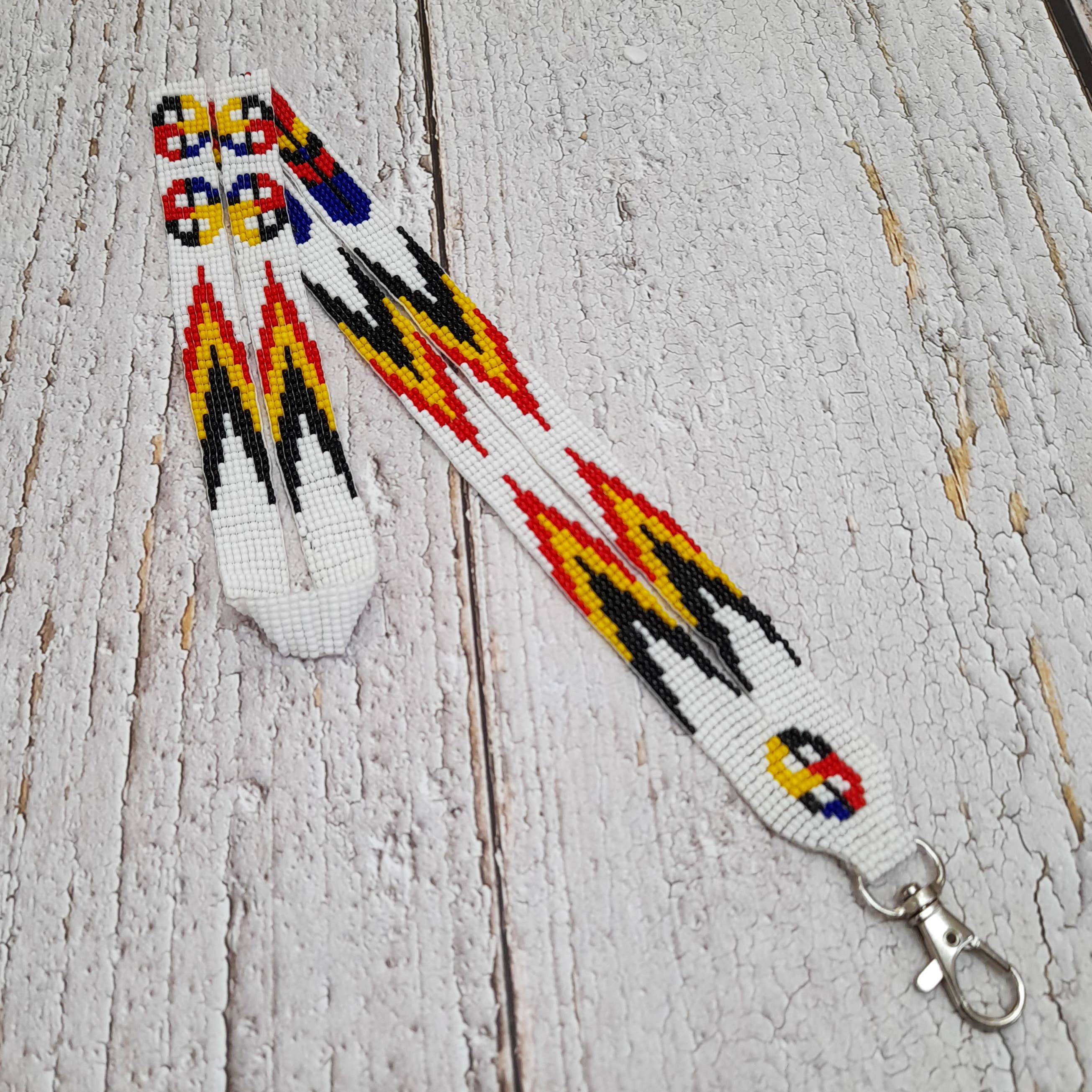 KANGURAH - Wholesale Lanyard - Women's - Beaded Lanyard with Matching Beaded Earrings, ID Card Holder14