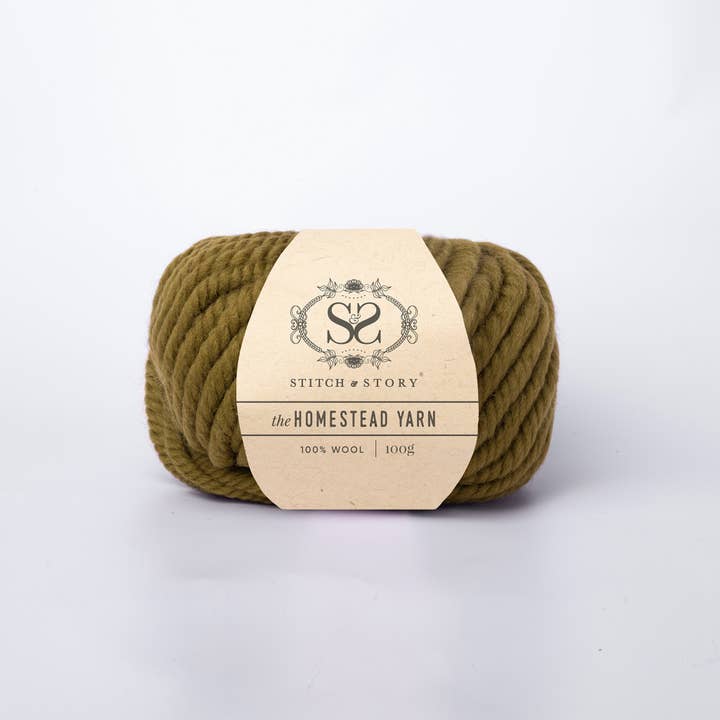 Stitch & Story – Engroshandel Garn – The Homestead Yarn - Tykt garn til begyndere og hurtige projekter9