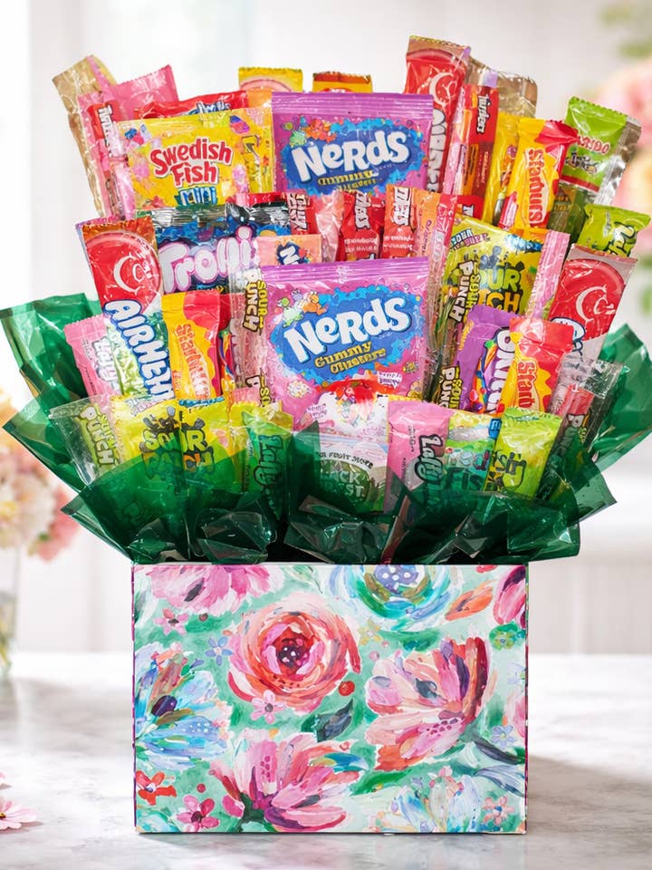 Bouquet de Bonbons au Chocolat - Boîte Posh Peonies (Grand - 36 pcs) pour la vente par So Sweet of You