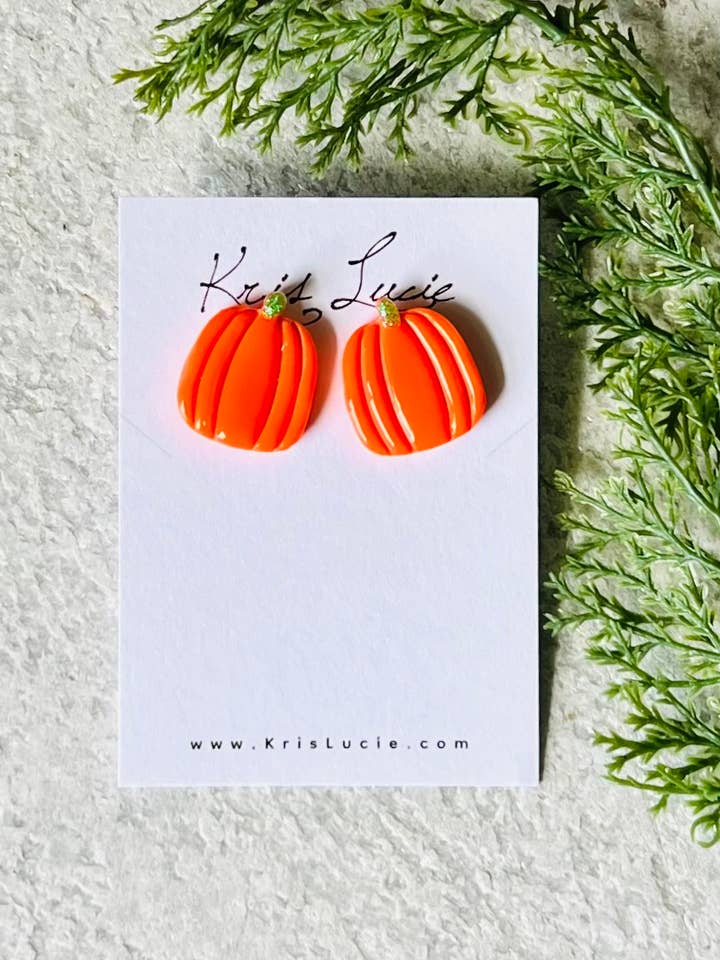 Pregos de Abóbora de Halloween por atacado de Kris Lucie