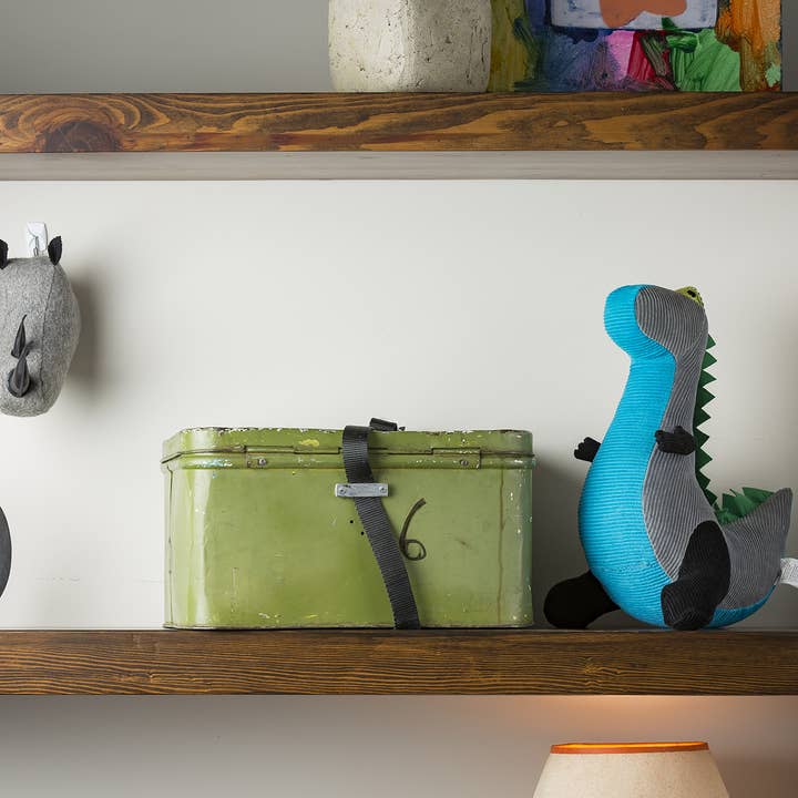 Pyar&Co. and Lil' Pyar - Venta al por mayor Peluche - Niños y bebés - Dinosaurio Rexy, azul y gris 10 por caja2