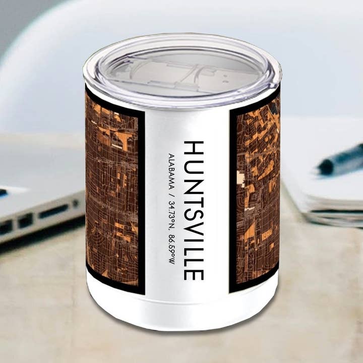 Gobelet isolant Carte de Huntsville (AL) — Ember pour la vente par JACE.design