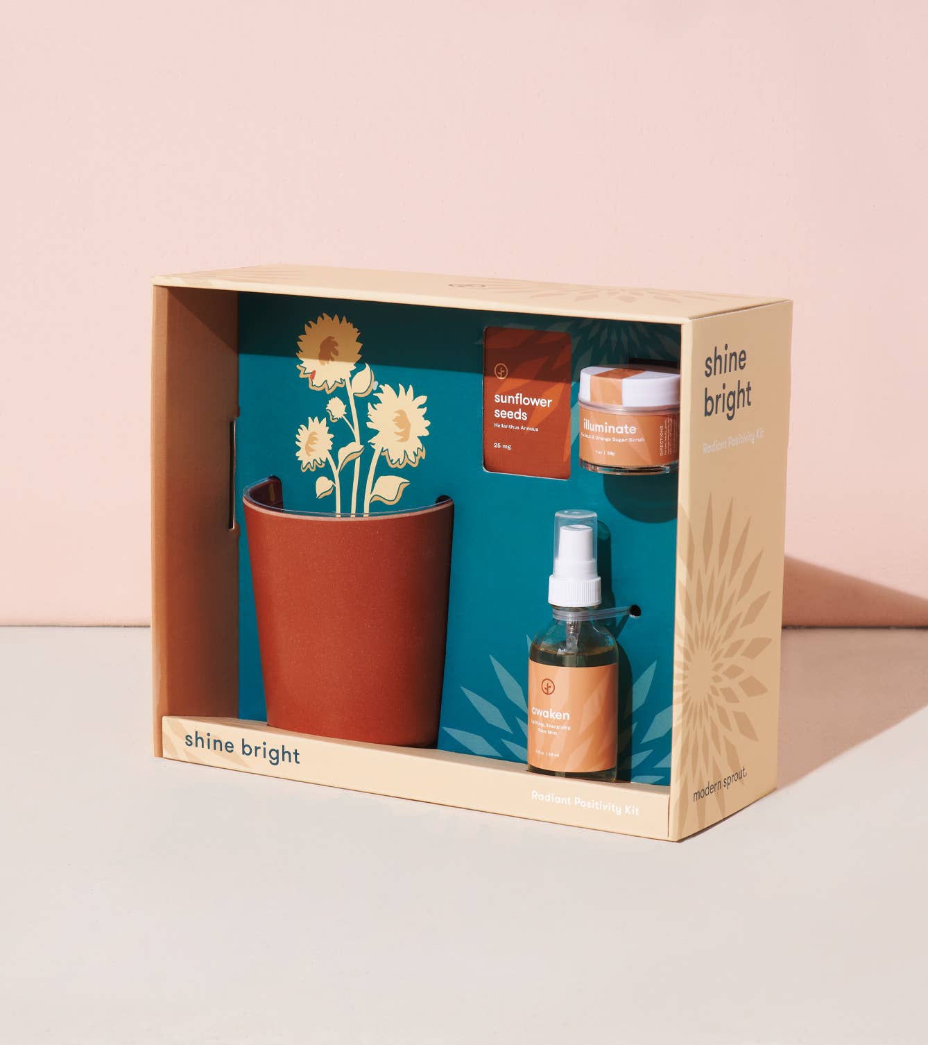 Modern Sprout - Wholesale Gift Box - Shine Bright - Radiant Positivity Kit