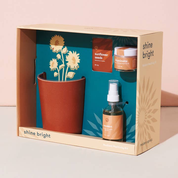 Modern Sprout - Wholesale Gift Box - Shine Bright - Radiant Positivity Kit0