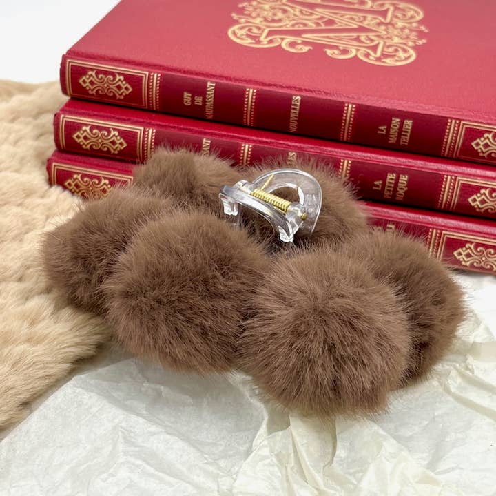 BYREN | ÉLINE L'ATELIER - Wholesale Hair Accessories Set - Women's - YH206YJ faux fur hair clip8