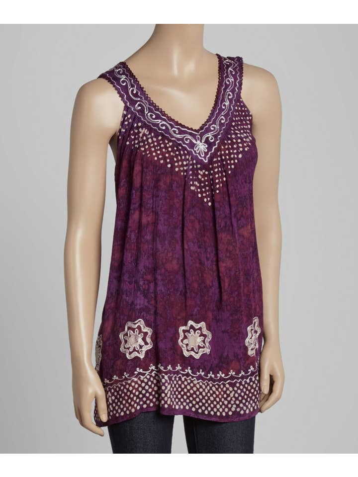 Advance Apparels - Wholesale Tunic – Women’s - Closeout Tie Dye Blouse8