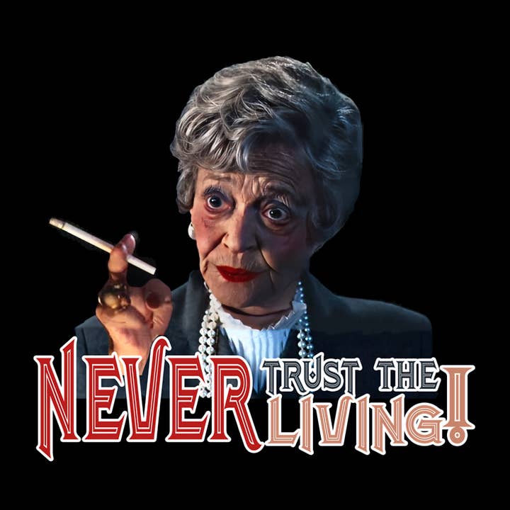Sticker - Never Trust the Living for wholesale by The Demented Designer