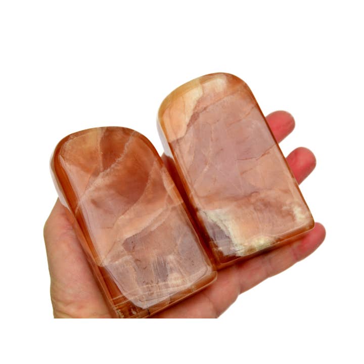 Kaia & Crystals – Großhandel Spiritueller Stein/Kristall – Honigcalcit in freier Form (300 g — 800 g)2