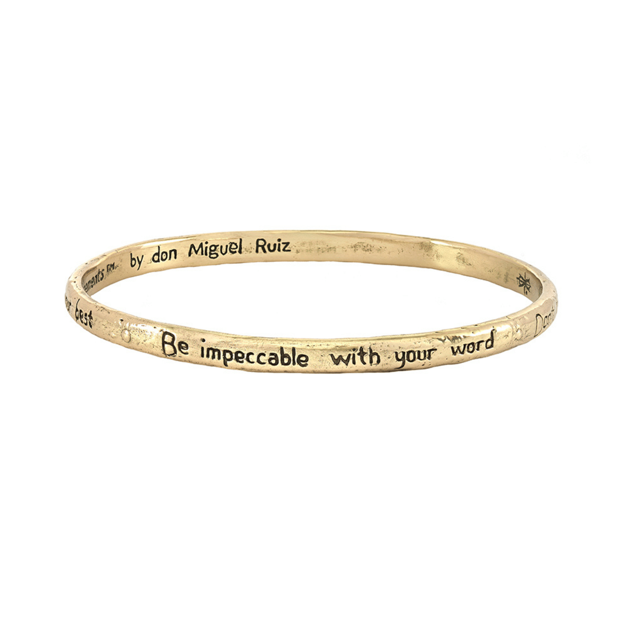 Jewelry Evolution - Wholesale Bangle Bracelet - The Four Agreements Bangle0