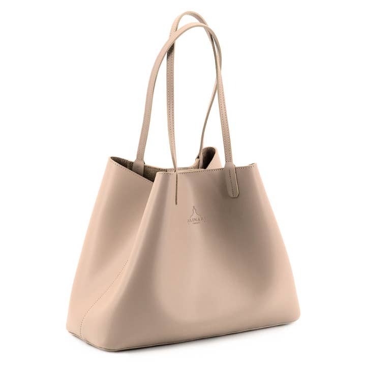 Alinari Firenze - Vente Tote bag – femme - Sac fourre-tout Maxima Taupe1
