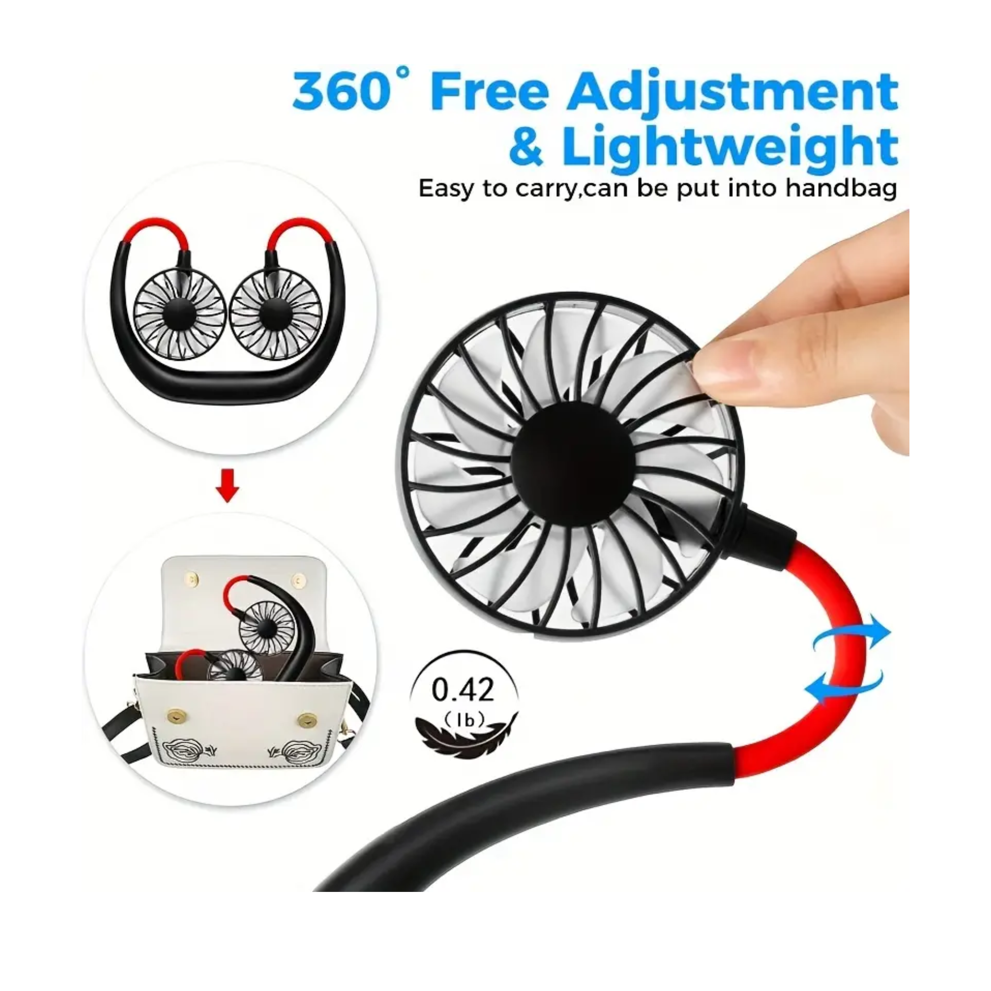 K & S WHOLESALE INC - Wholesale Small/Handheld Appliance - Neckband Fan Portable 48 CT4