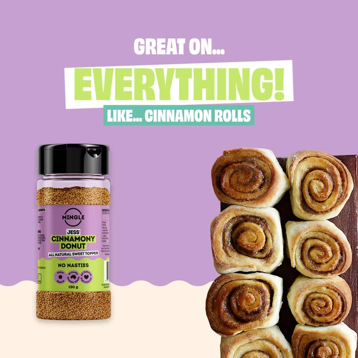 Mingle Seasoning - Wholesale Dried spice mix - New JESS' CINNAMONY DONUT SWEET TOPPER4