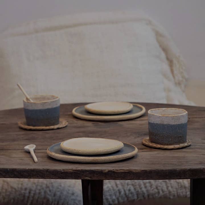 Ana Miranda Ceramics - Wholesale Dinner plate - Ice plates. Ø 12, 19 y 27 cm 6