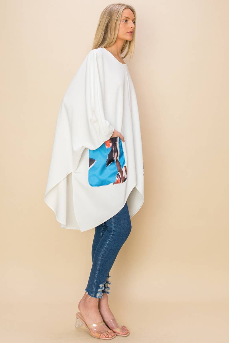 QMP Moda - Wholesale Tunic - Women's - PLUS SIZE - LOOSE FIT TOP WITH COLOR POCKETS 8