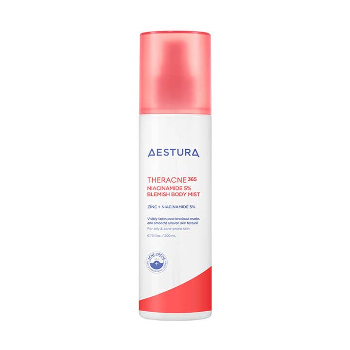 AESTURA Theracne 365 Niacinamide 5% Blemish Body Mist 200ml for wholesale by K Motives Beauty