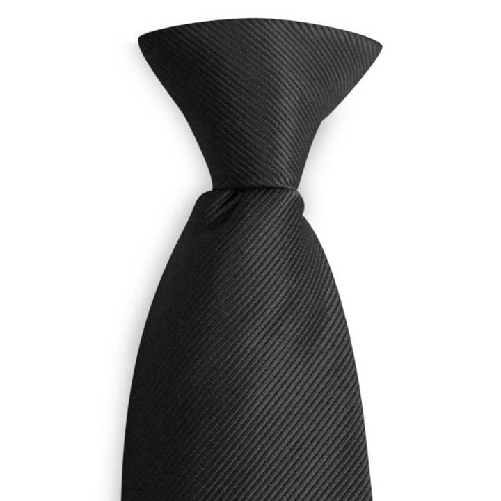Clip-on tie Black for wholesale by CASTLESON