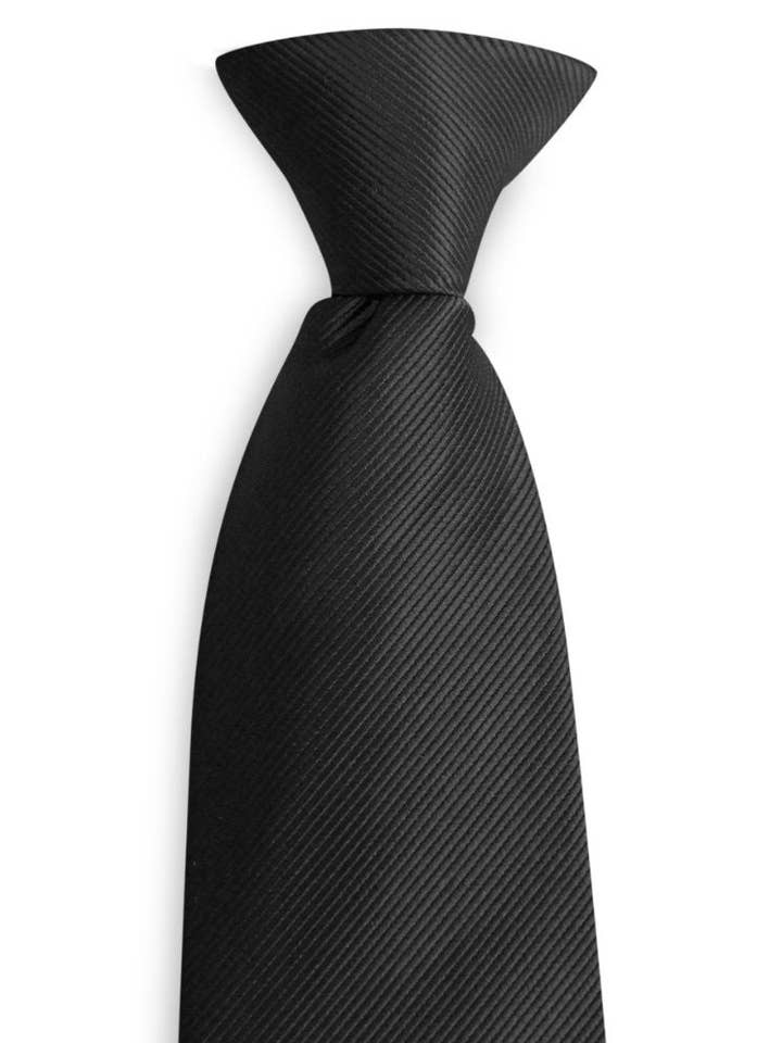 Clip-on tie Black for wholesale by CASTLESON