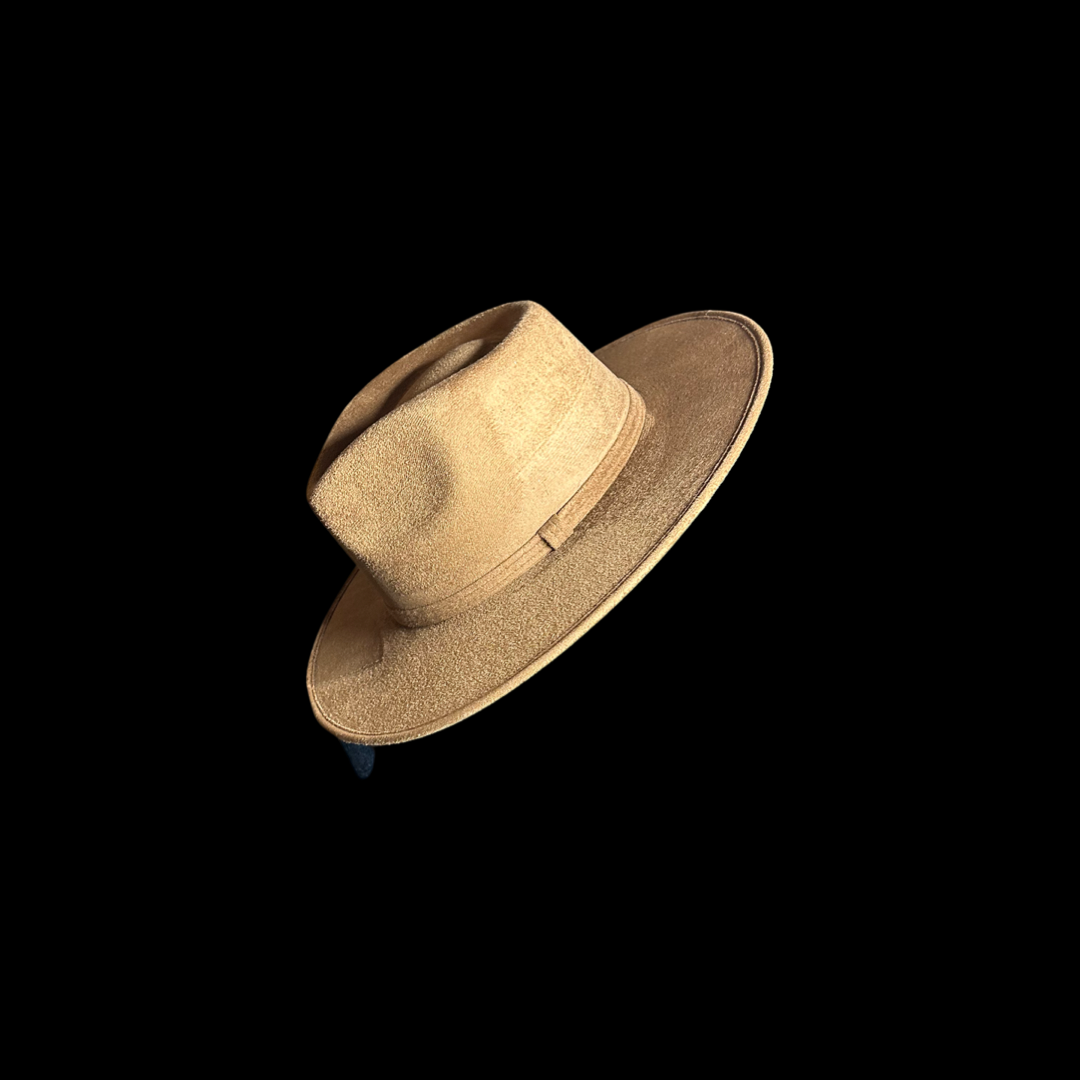 Nati Natash - Wholesale Fedora - Women's - Tear Drop Vegan Suede Rancher Flat Brim44