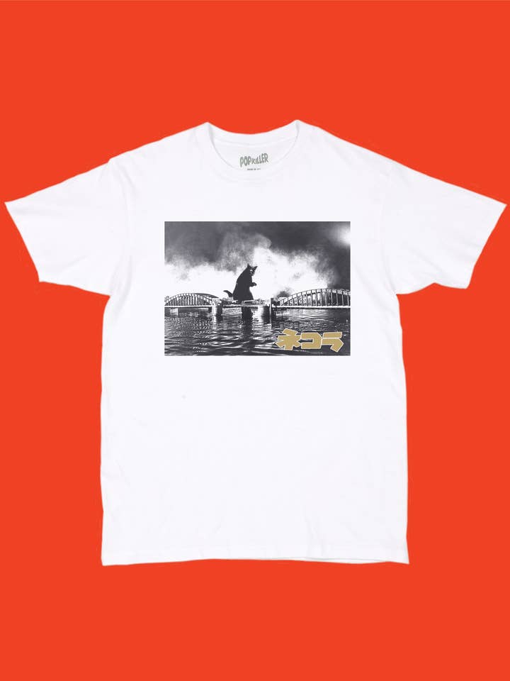 Popkiller Artist Series Kenji Mera Nekora Kachidoki Bridge Cataclysm Classic T-shirt for wholesale by Popkiller