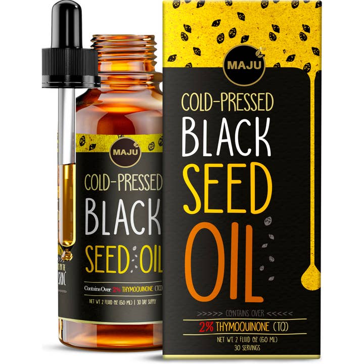 MAJU Black Seed Oil Liquid Dropper (2oz) for wholesale by Maju Superfoods