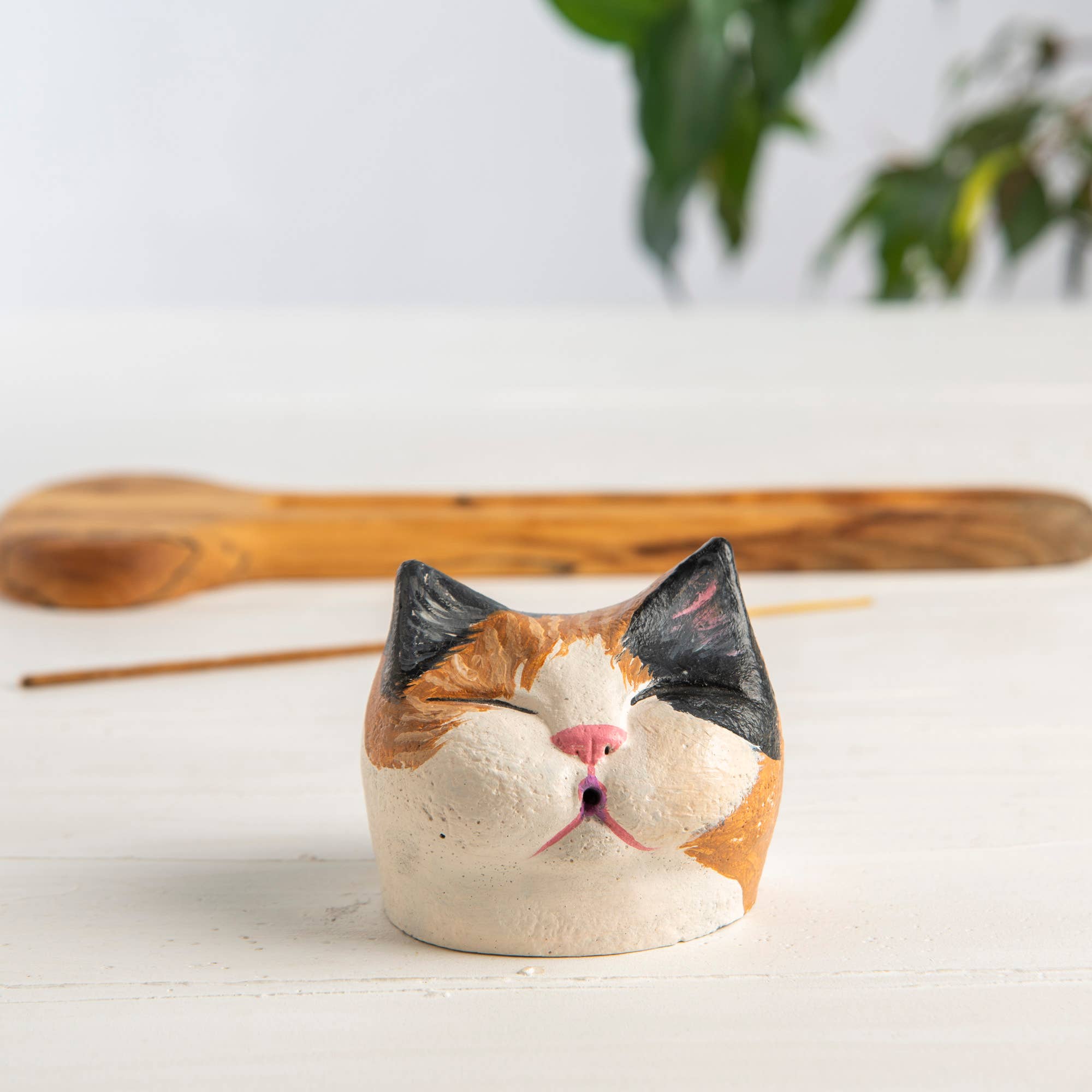 Troy Touch - Wholesale Incense Holder - Tabby Cat Incense Holder, Handmade Incense Holder8
