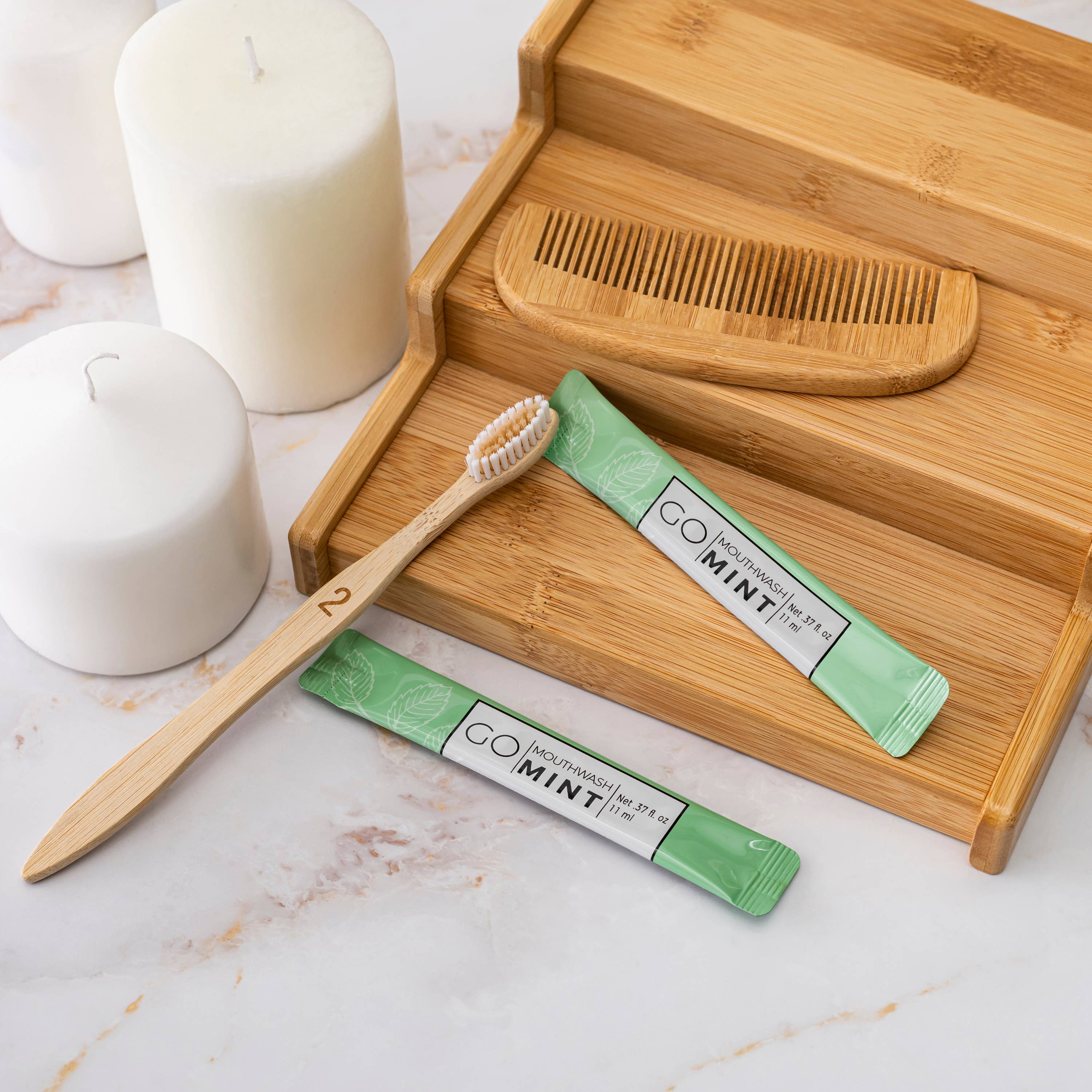 Go Mouthwash - Wholesale Mouthwash - GO Portable Mouthwash (1 Retail Bag - 5 Sachets)2