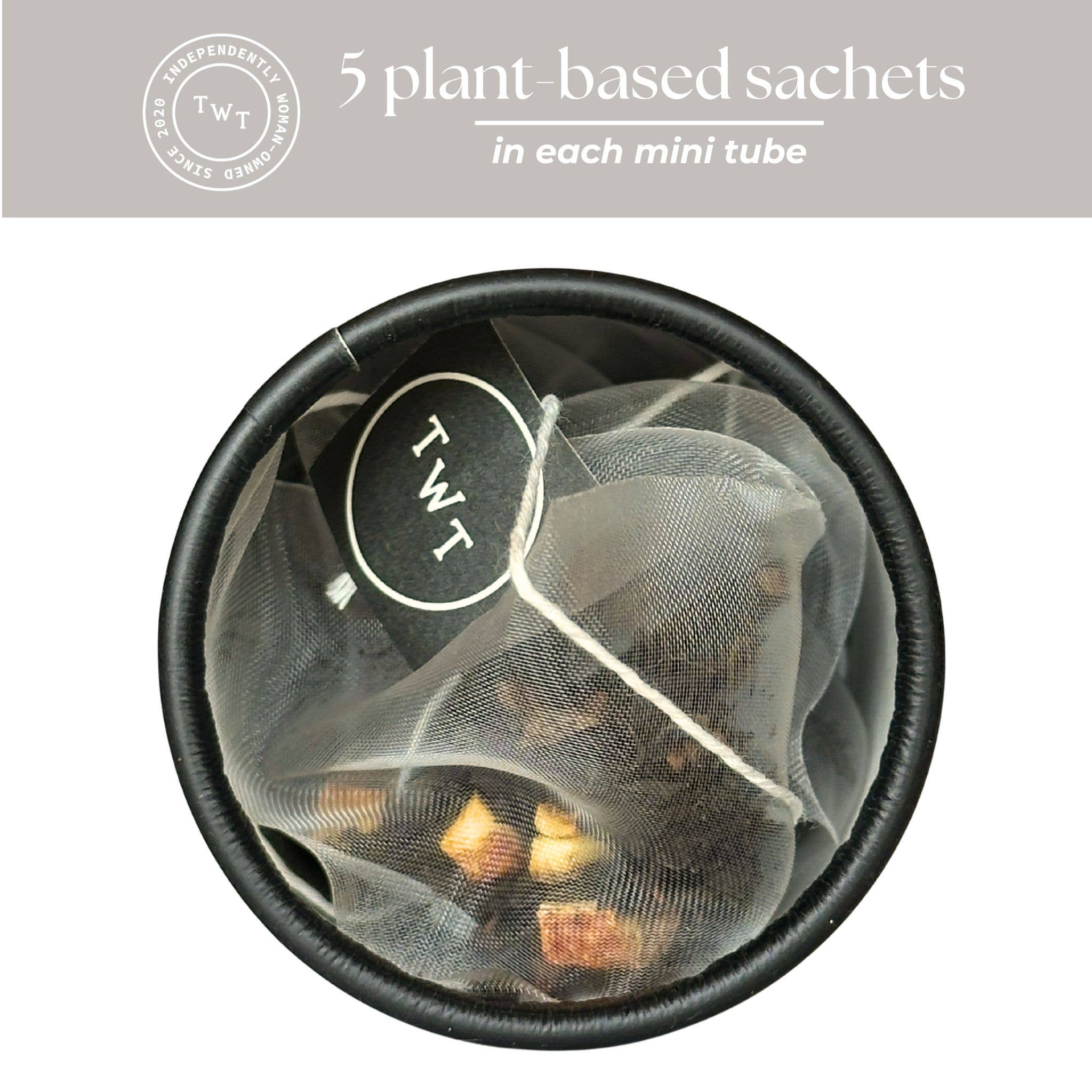 Tea with Tae - Wholesale Tea Bags - Rudolph's Delight Holiday Mini Tube Gift (5 tea bags)2