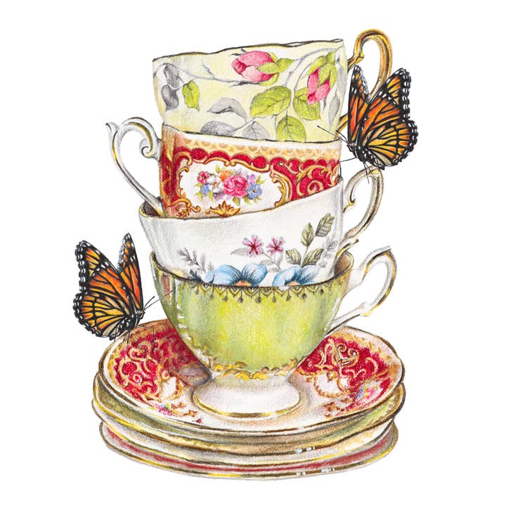 Hayley Wilson - Wholesale Art print - Anyone for tea? - Fine Art Print 1