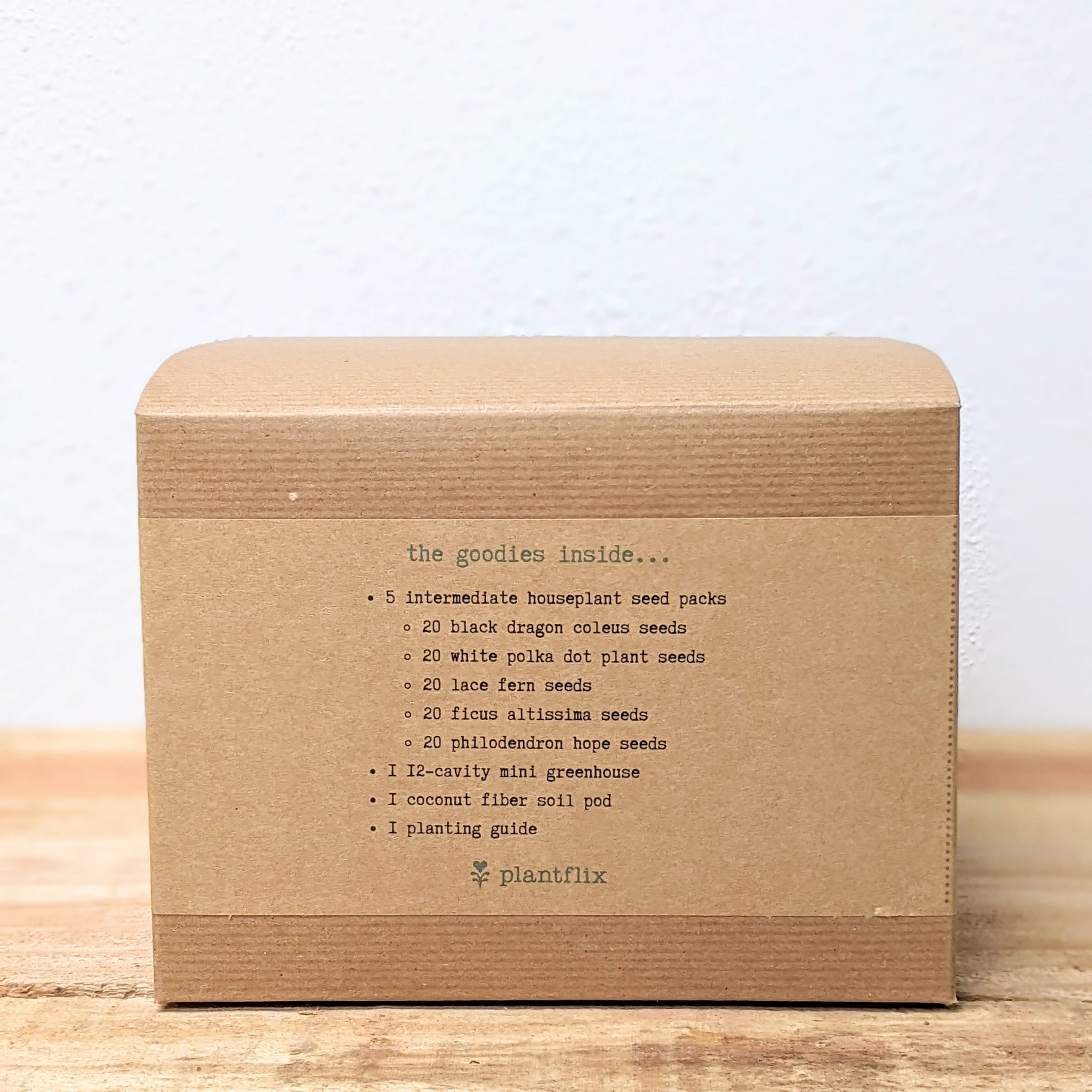 Plantflix - Vente Graines de plantes - Kit de graines pour plantes d'intérieur « Grow an Indoor Jungle »9