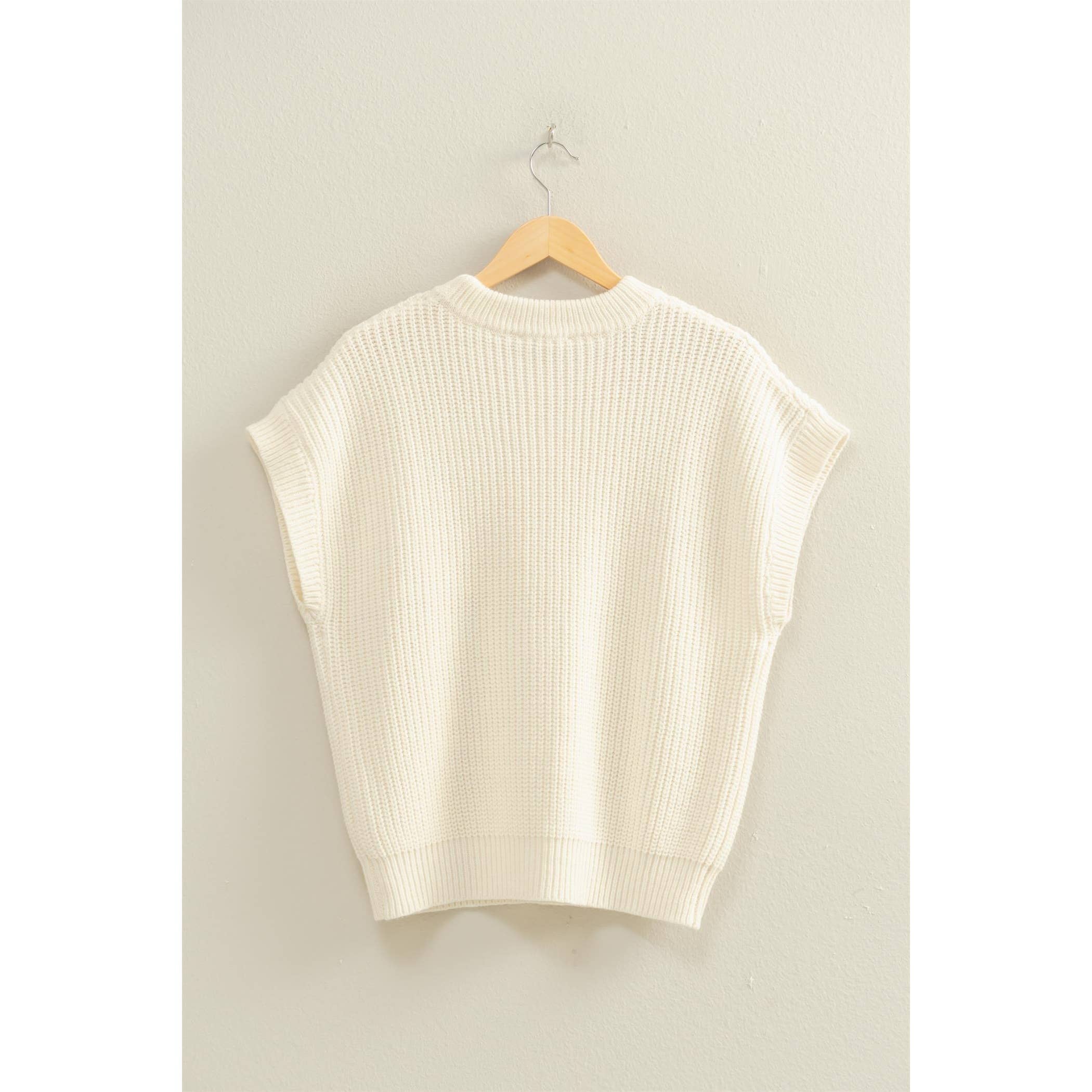 HYFVE - Wholesale Knit Sweater - Women's - Short Sleeve Oversized Casual Sweater17