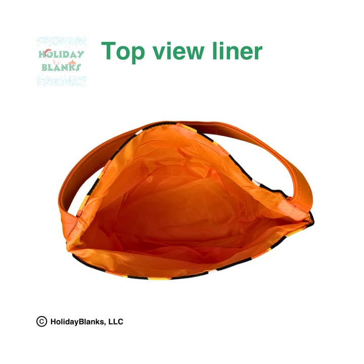 Holiday Blanks - Wholesale Basket - Halloween Candy Corn design basket embroidery blanks2