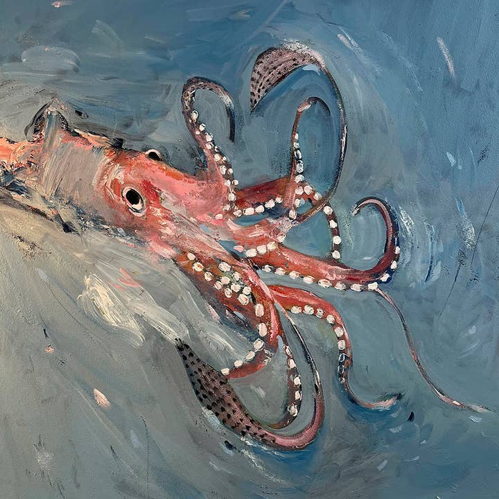 Calamar de Tarjeta de Felicitación para venta al por mayor de Natural Partners Limited