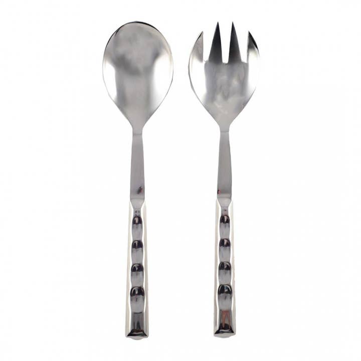 Silver salad servers 28.5cm for wholesale by AULICA