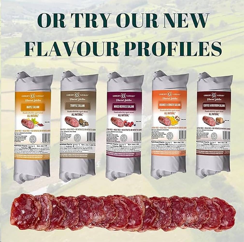 The Italians' Pantry - Wholesale Salami - Giorgio's Naturals, Calabrese Salami 5oz8