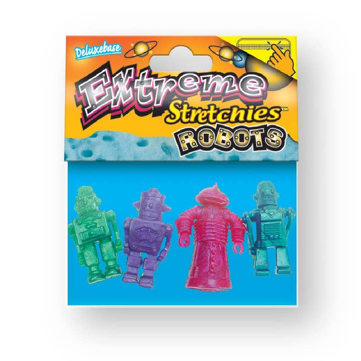 Deluxebase – wholesale Figurine toy – Kids – Extreme Stretchies Mini Figurines - Robots