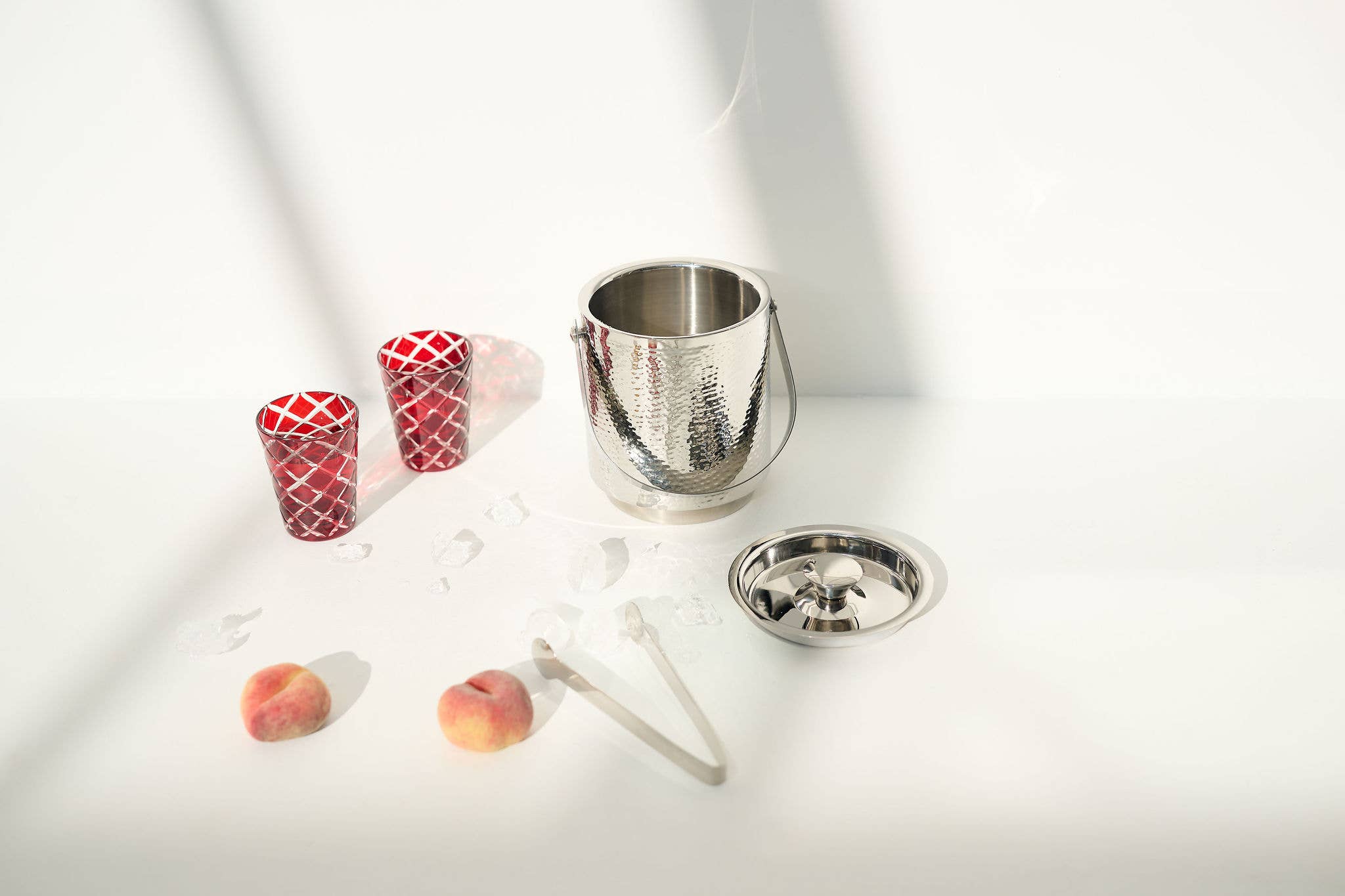 EDZARD - Wholesale Drinking Glass/Cup - Set of 6 Crystal Glasses Dio, red, Height 10 cm5