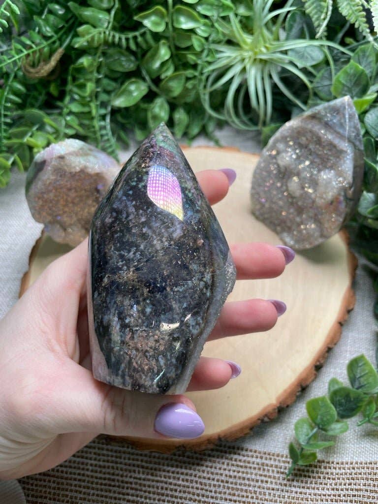 Copper Ashes - Wholesale Spiritual Stone/Crystal - Aura Plated Sphalerite Freeform7