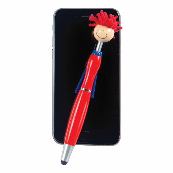 Geddes - Wholesale Pen - Super Hero Mop Topper Stylus Pen 18/tub2