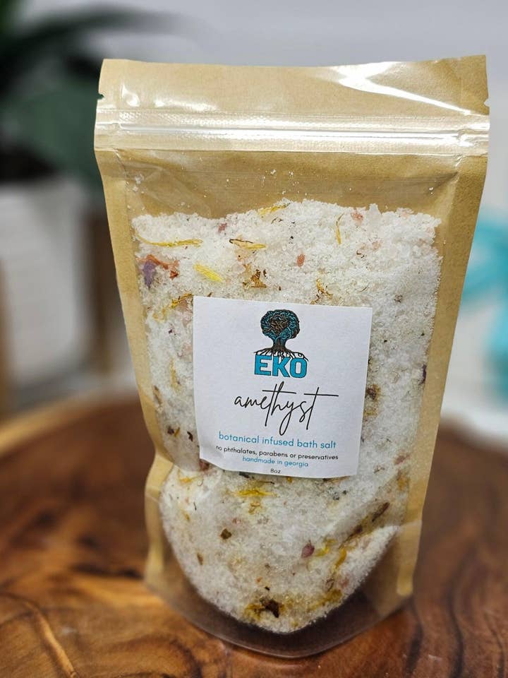 Botanisk infunderet spabad salt for engroshandel hos EKO