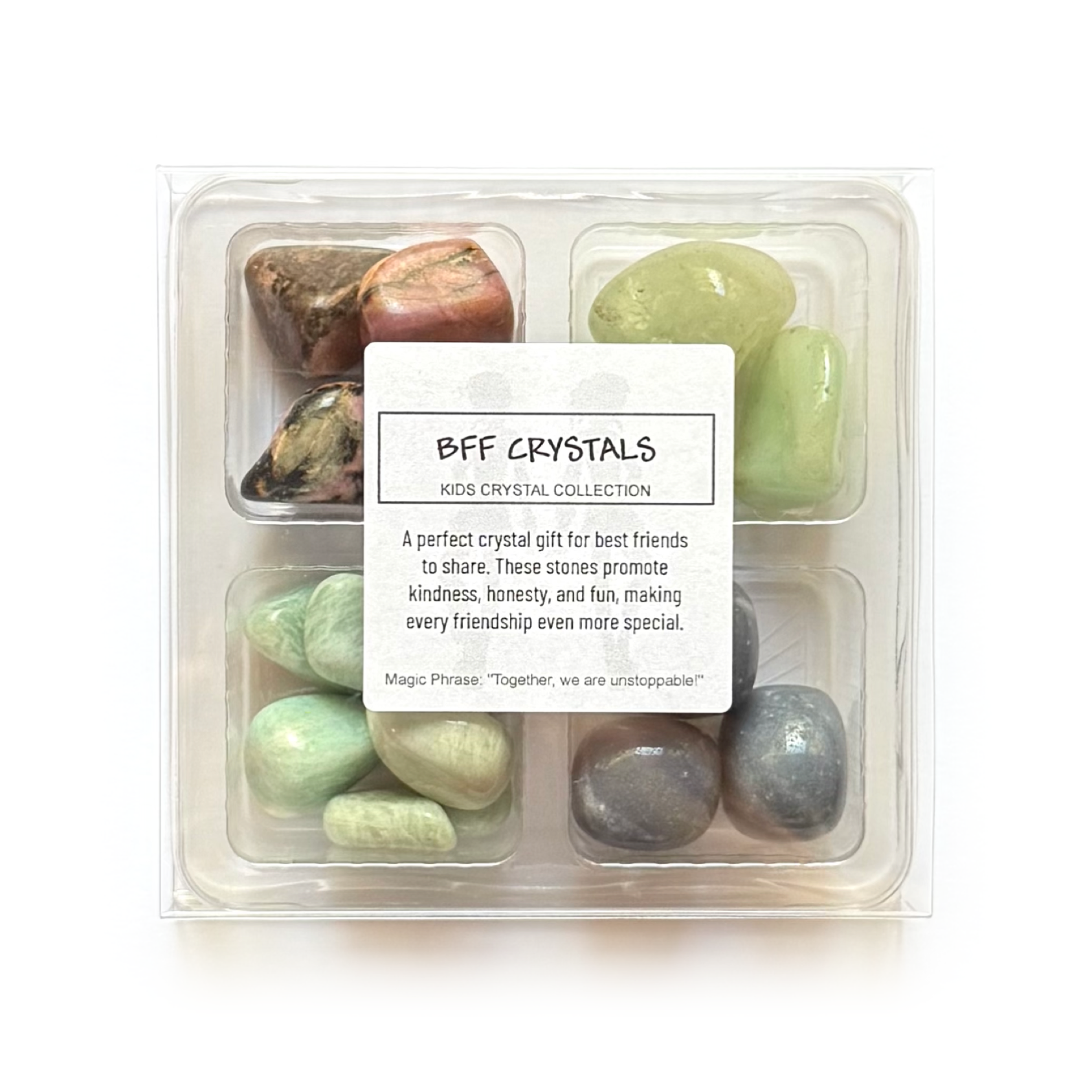 Crystal Grids - Wholesale Spirituele steen/kristal - BFF VRIENDSCHAPSSTENEN - Kind kristalset - rotscollectie2