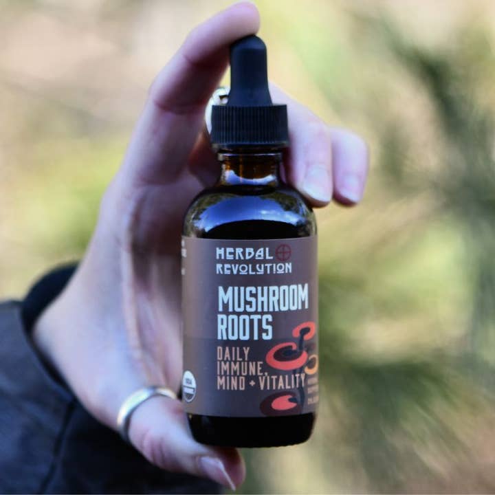 Herbal Revolution Farm + Apothecary - Wholesale Tincture - Mushroom & Roots: Daily Immune + Mind + Vitality Elixir4