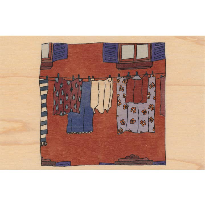 Wood Postcard Sud Jour de Mistral for wholesale by Woodhi