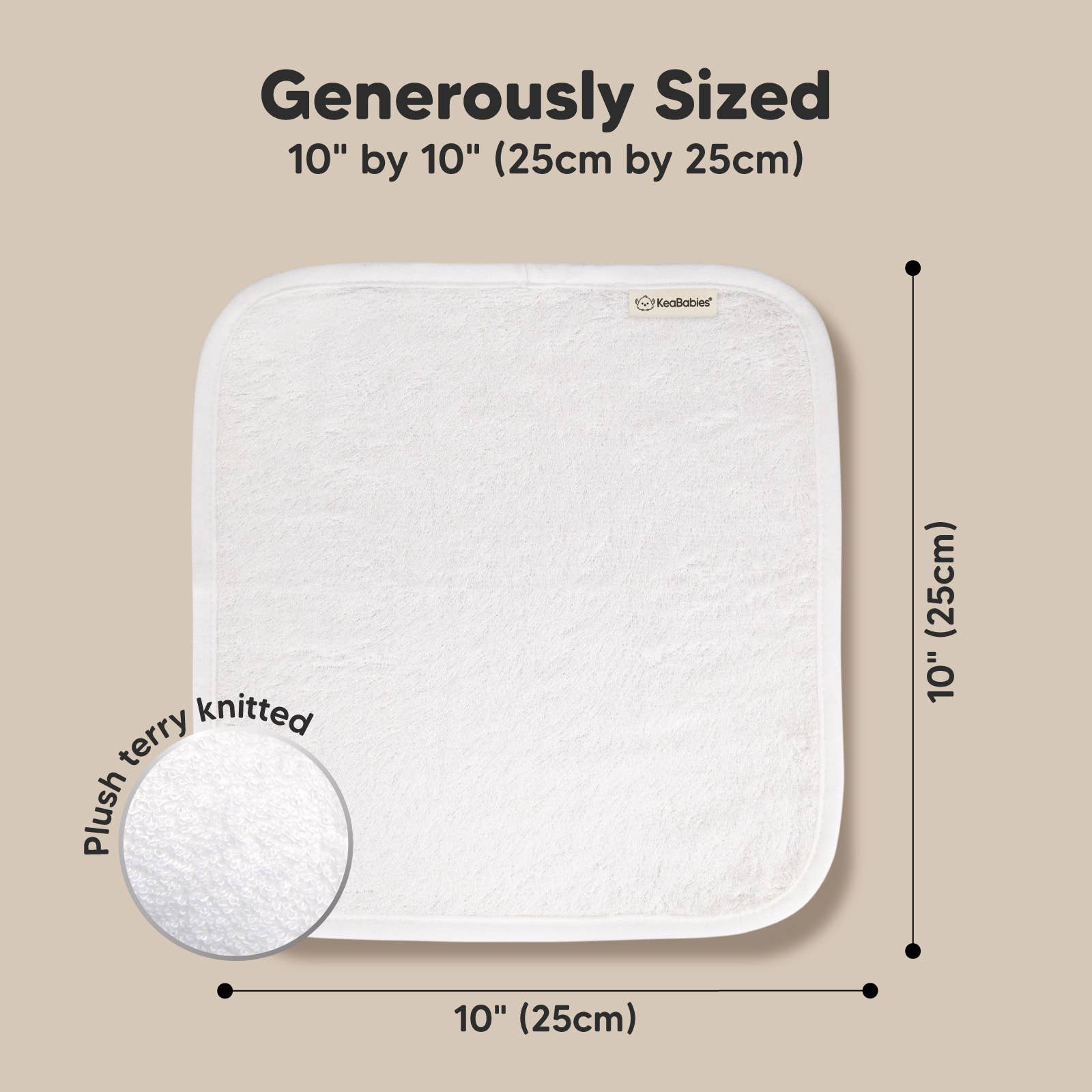 Bianco Set da 6 panni lavamani per bambini in vendita all'ingrosso su Faire3