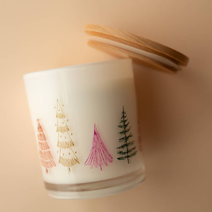 Unplug Soy Candles - Wholesale Jar/Filled Candle - Festive Tree Wrap Soy Candle3