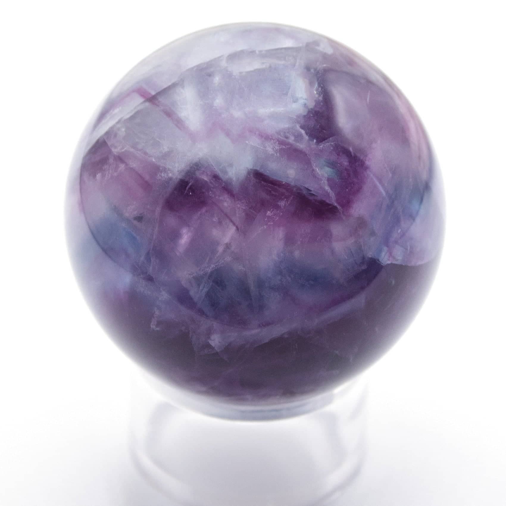Tiny Rituals - Wholesale Spiritual Stone/Crystal - Rare Rainbow Fluorite Spheres - AAA Premium Quality96