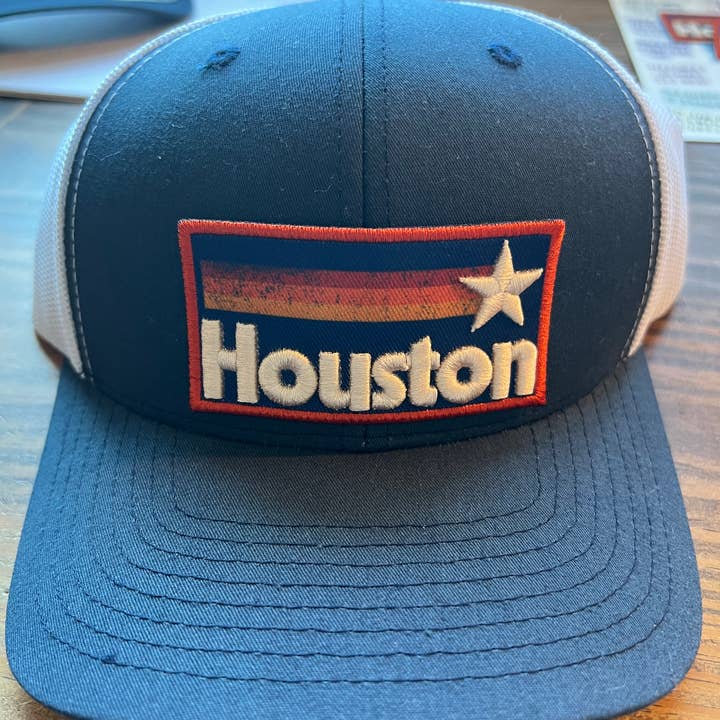 Houston Retro baseball hat for wholesale by Clearly yours Designs