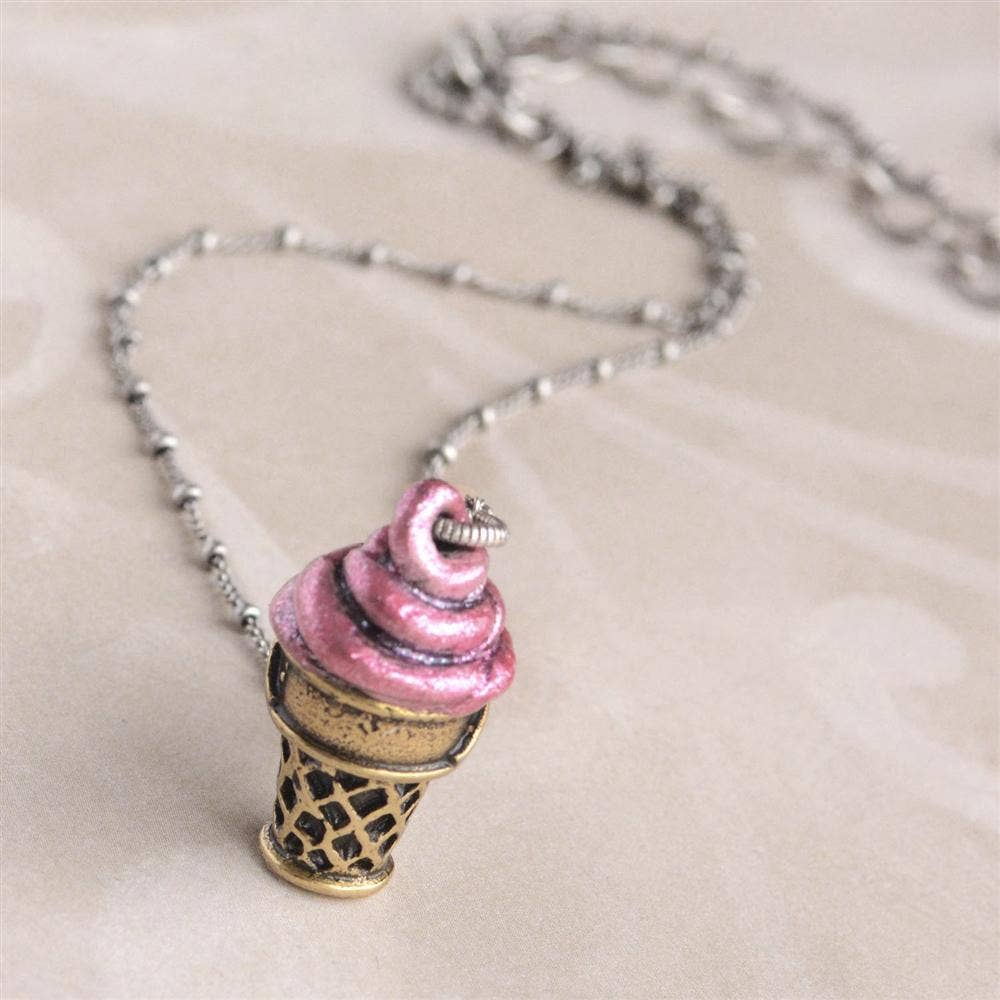 Sweet Romance Jewelry - Wholesale Pendant/Charm Necklace - Frozen Yogurt Pendant Necklaces OL_N1467