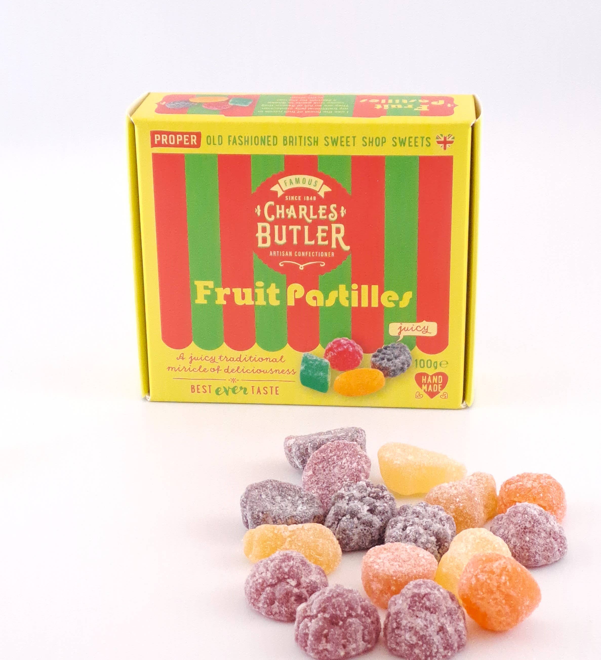 Charles Butler – wholesale Gummy – Charles Butler Fruit Pastilles 100g1