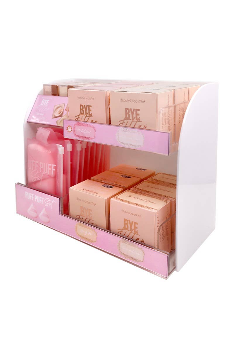 PINEAPPLE Beauty - Wholesale Makeup Setting Spray/Powder - Beauty Creations Bye Filter Loose Setting Powder Display -601