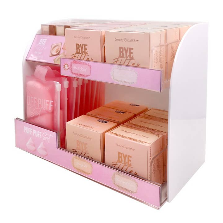 PINEAPPLE Beauty - Wholesale Makeup Setting Spray/Powder - Beauty Creations Bye Filter Loose Setting Powder Display -601